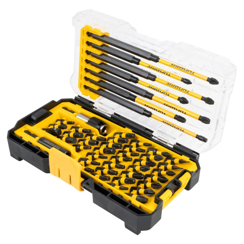 Jefferson Tundra 46 piece impact driver bit set in tough carry case