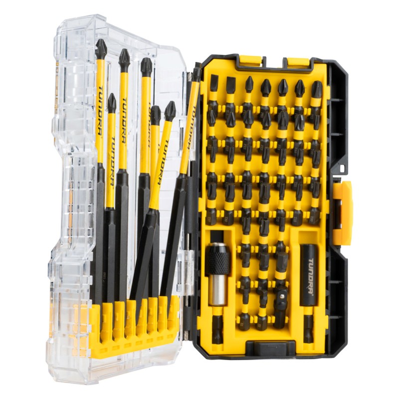 Jefferson Tundra 46 piece impact driver bit set in tough carry case