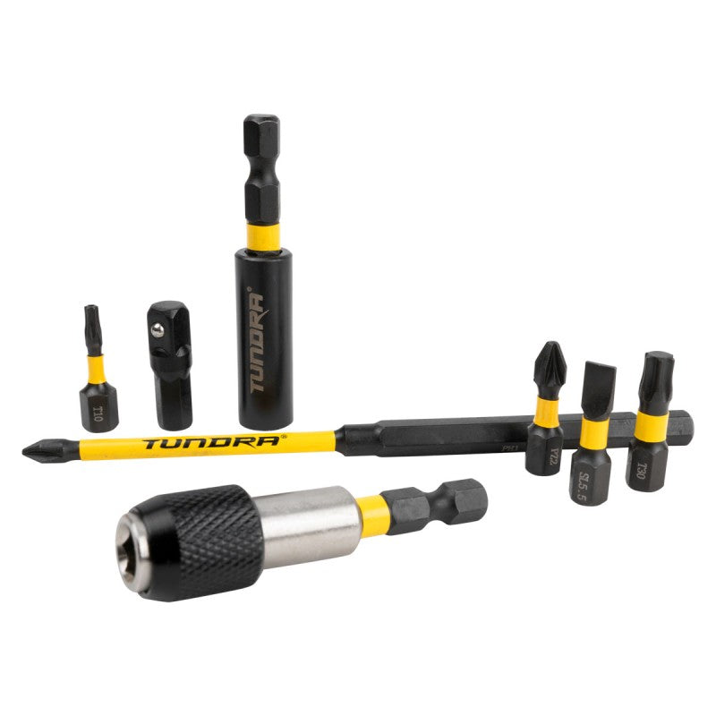 Jefferson Tundra 46 piece impact driver bit set in tough carry case