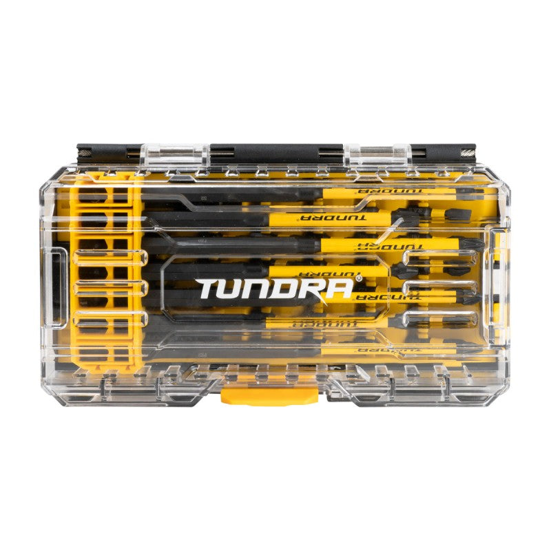 Jefferson Tundra 46 piece impact driver bit set in tough carry case