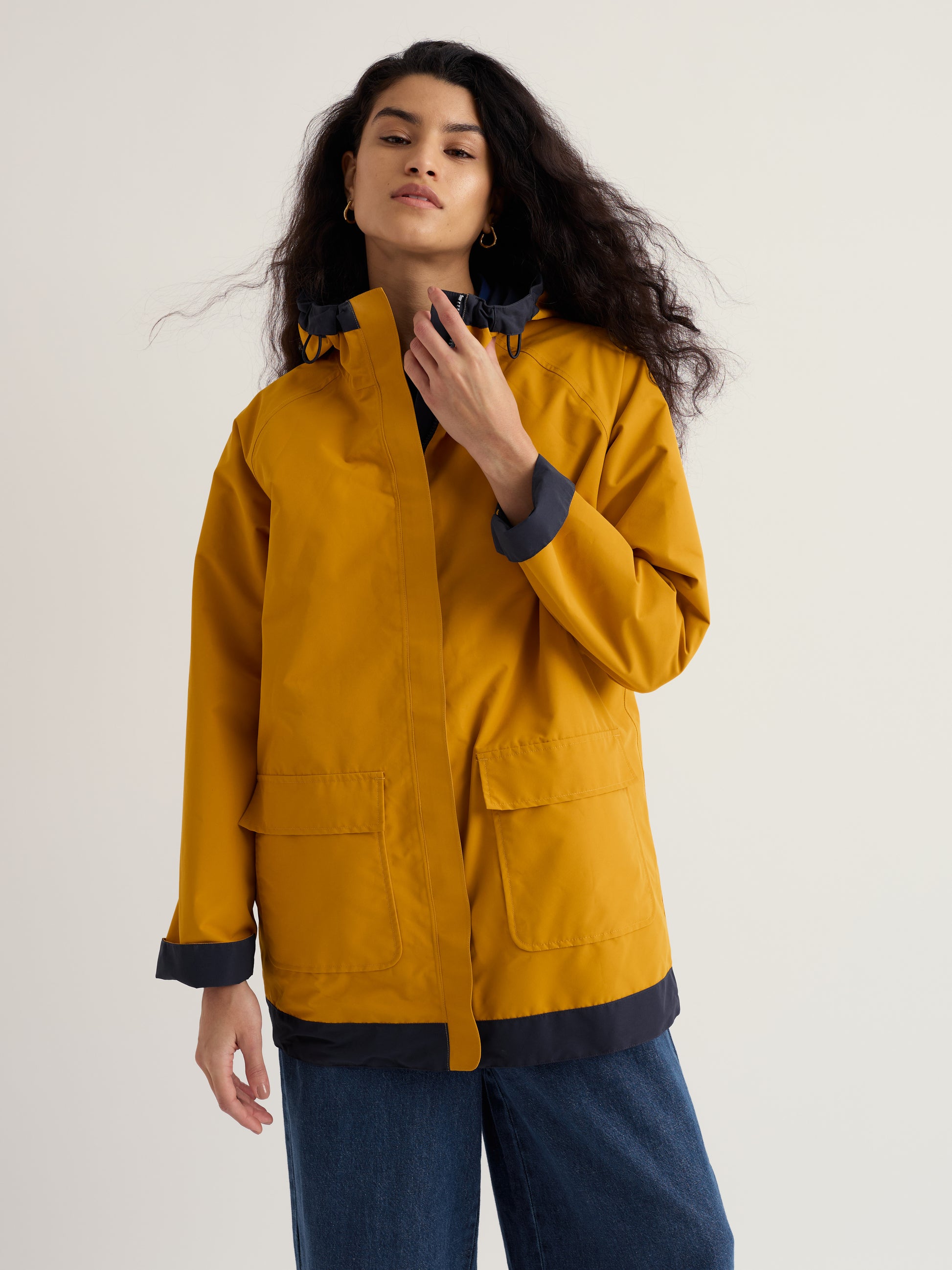 Seasalt The Reversible Raincoat in Sunglow