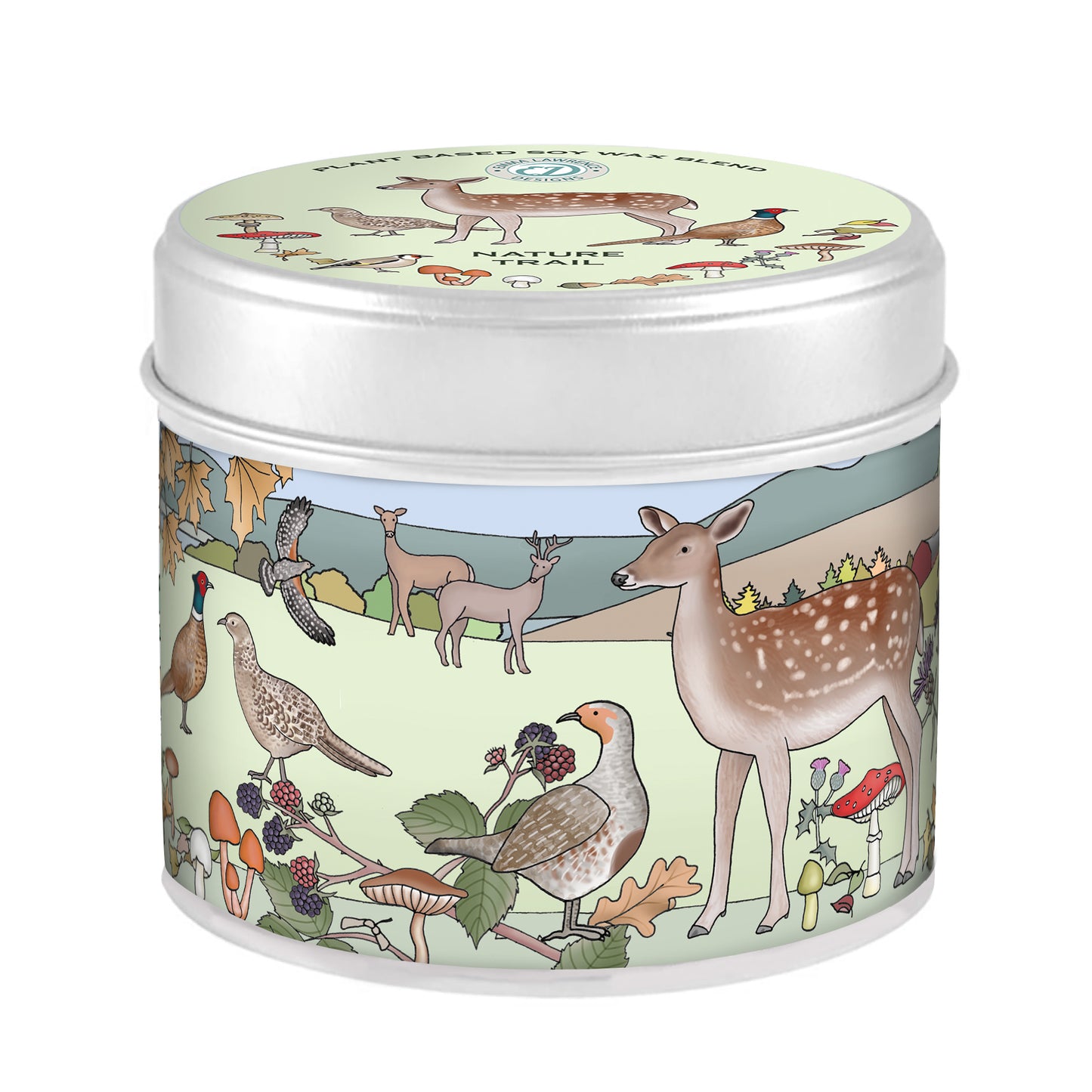 The Country Candle Co Emma Lawrence Nature Trail Tin Candle
