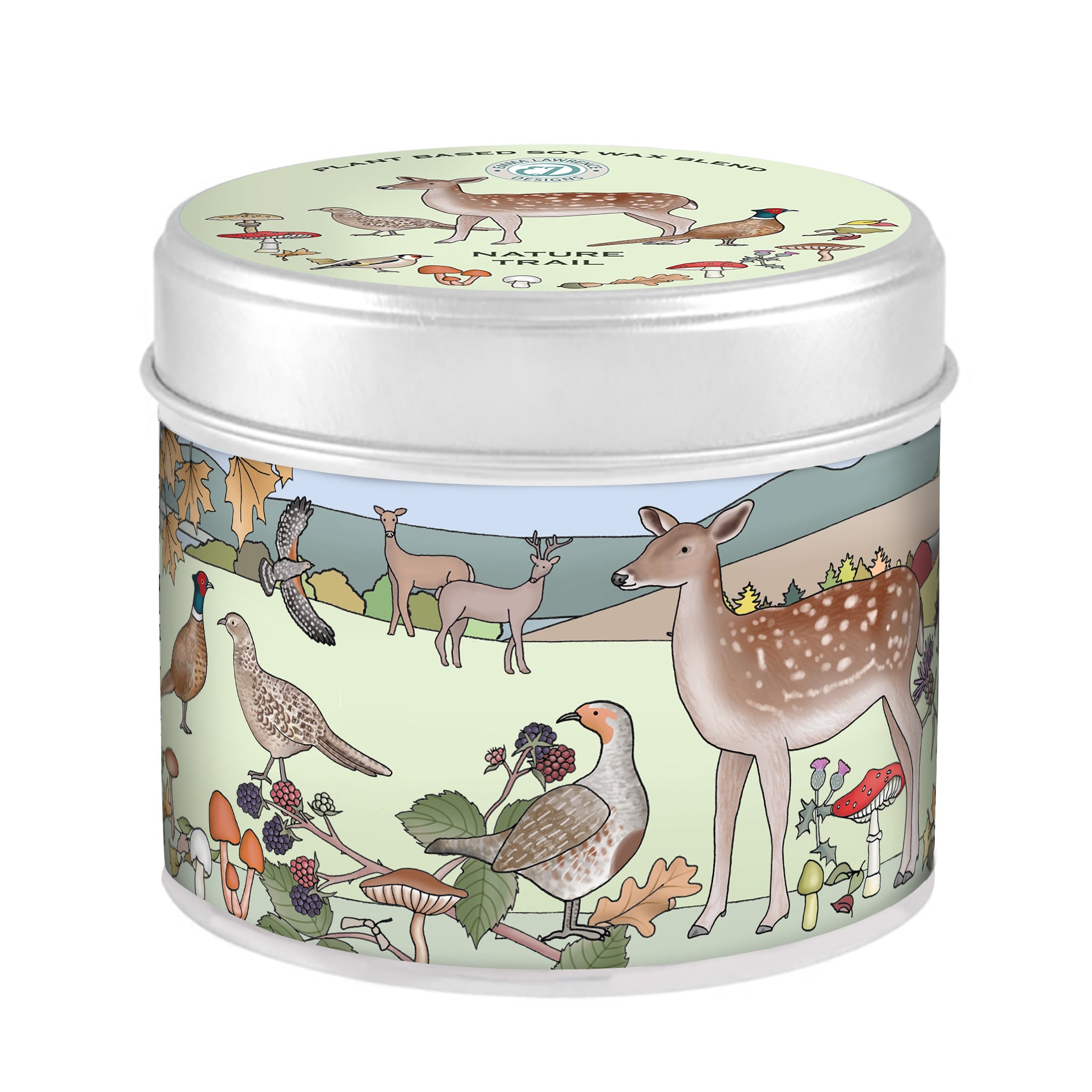 The Country Candle Co Emma Lawrence Nature Trail Tin Candle