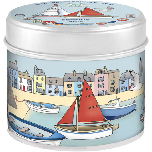 The Country Candle Co Emma Lawrence Setting Sail Tin Candle