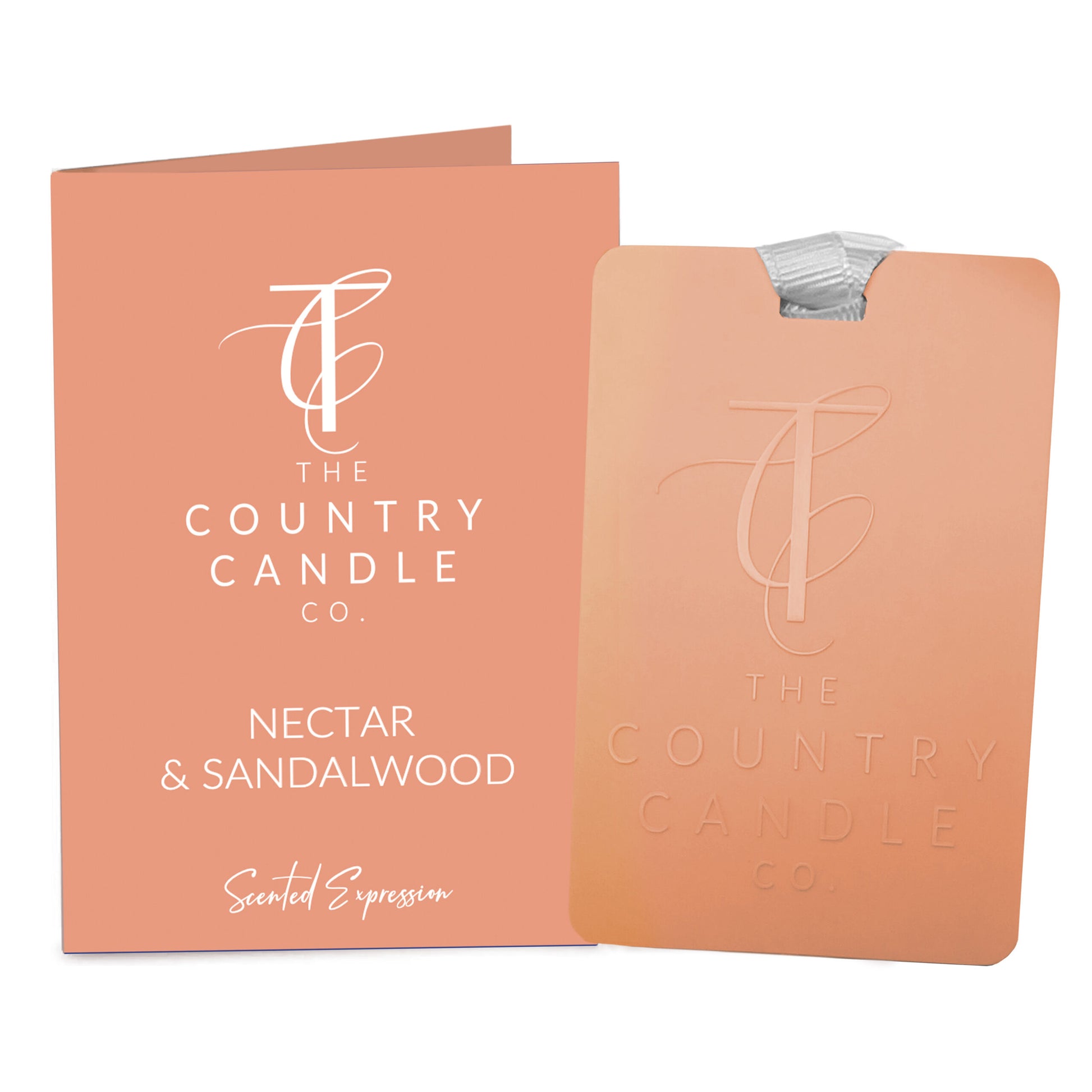 The Country Candle Co Scented Nectar & Sandalwood Luxury Fragrance Card