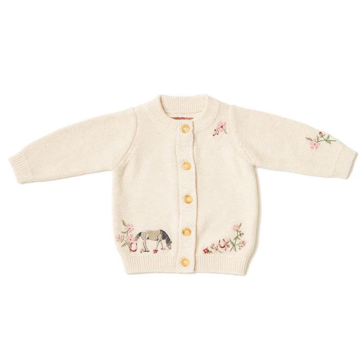 Eleanor Charles The Organic Cotton Embroidered Cardigan