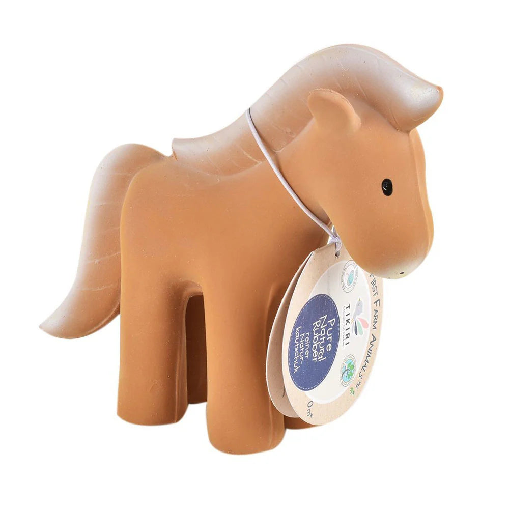 Tikiri Natural Rubber Rattle & Bath Toy