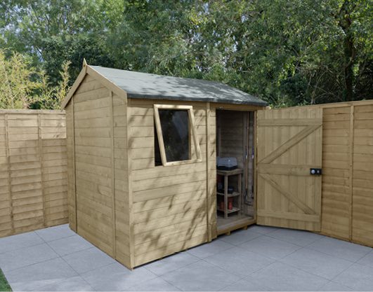 Forest Garden Timberdale 8x6 Reverse Apex Shed