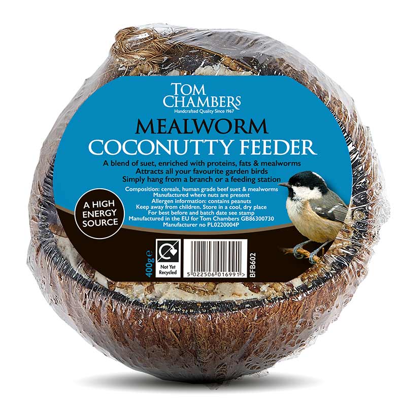 Tom Chambers Whole Mealworm Coconutty Feeder
