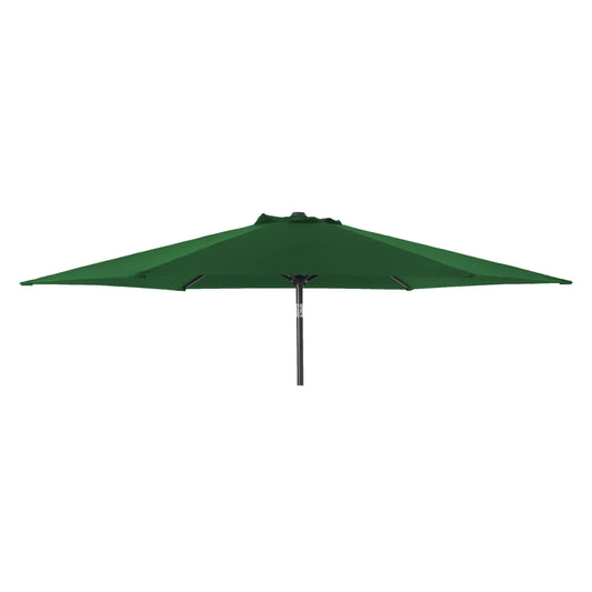 Alexander Rose Aluminium Tilt & Crank Parasol Green 3m