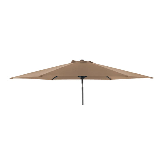 Alexander Rose Aluminium Tilt & Crank Parasol Taupe 3m