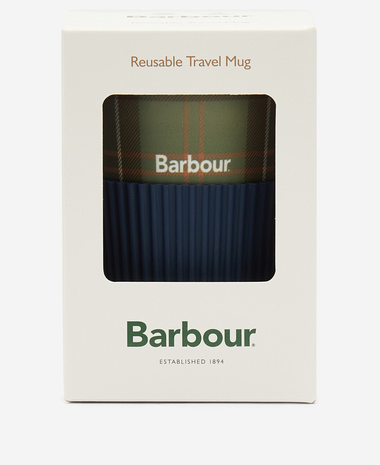 Barbour Reusable Tartan Travel Mug