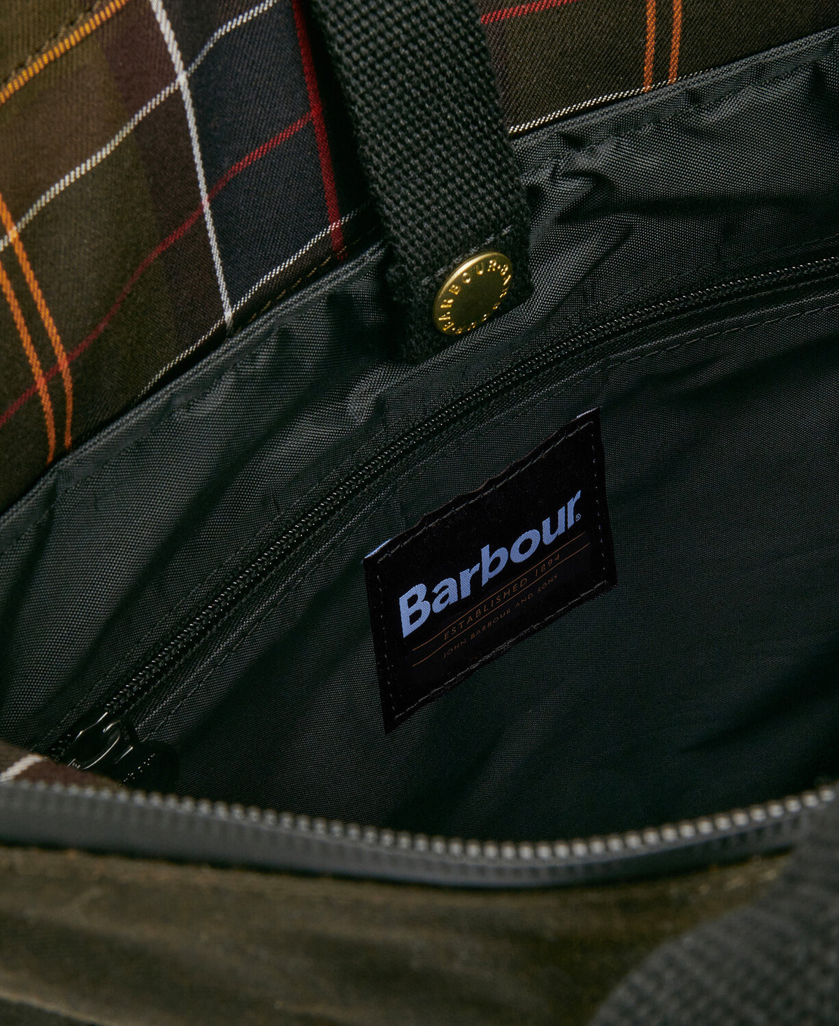 Barbour Field Waxed Backpack