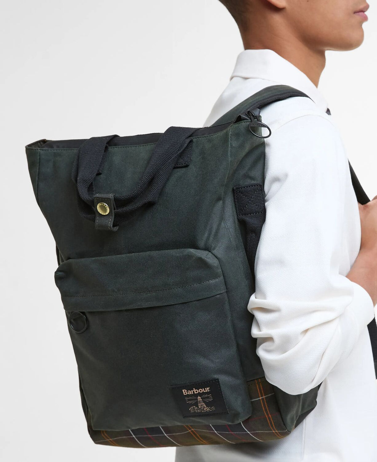 Barbour Field Waxed Backpack