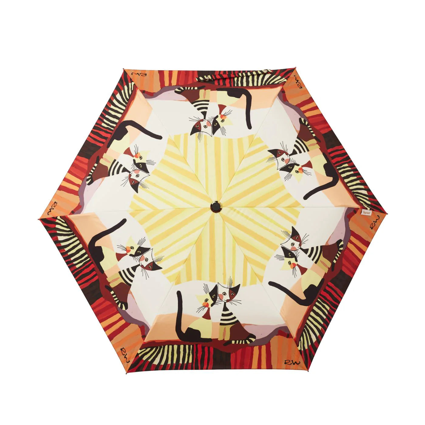 Signare Rosina Cat Cappia Folding Umbrella