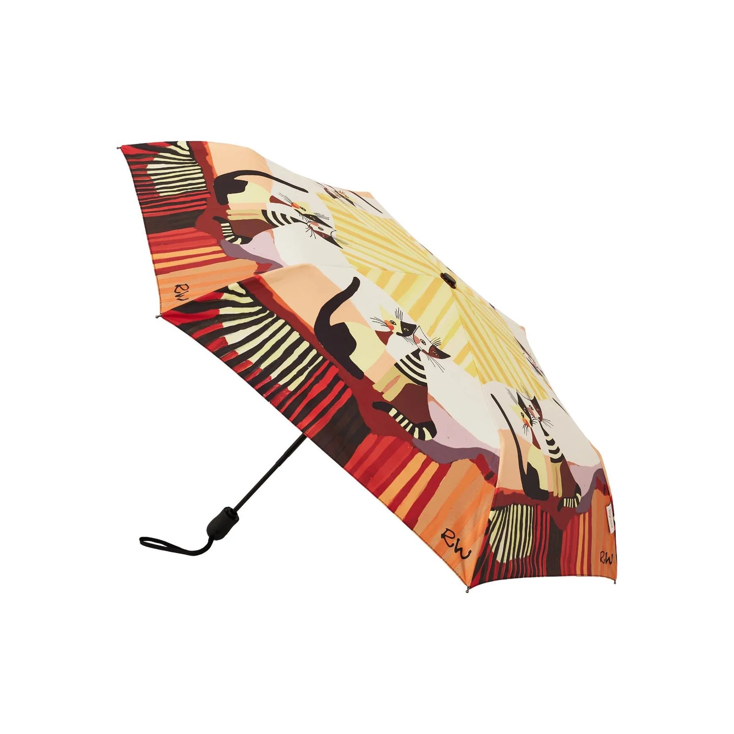 Signare Rosina Cat Cappia Folding Umbrella