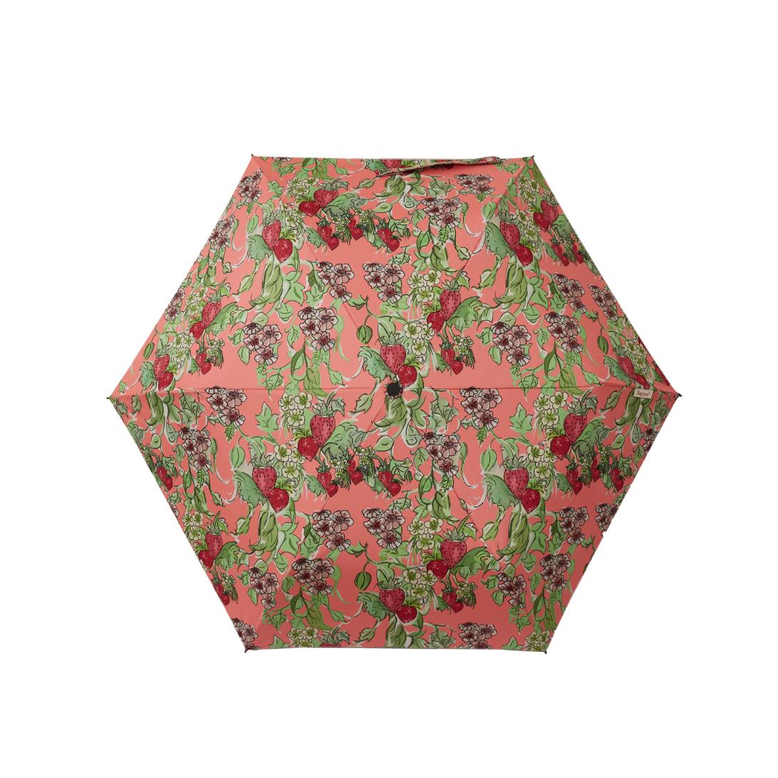 Signare Wild Strawberry Folding Umbrella