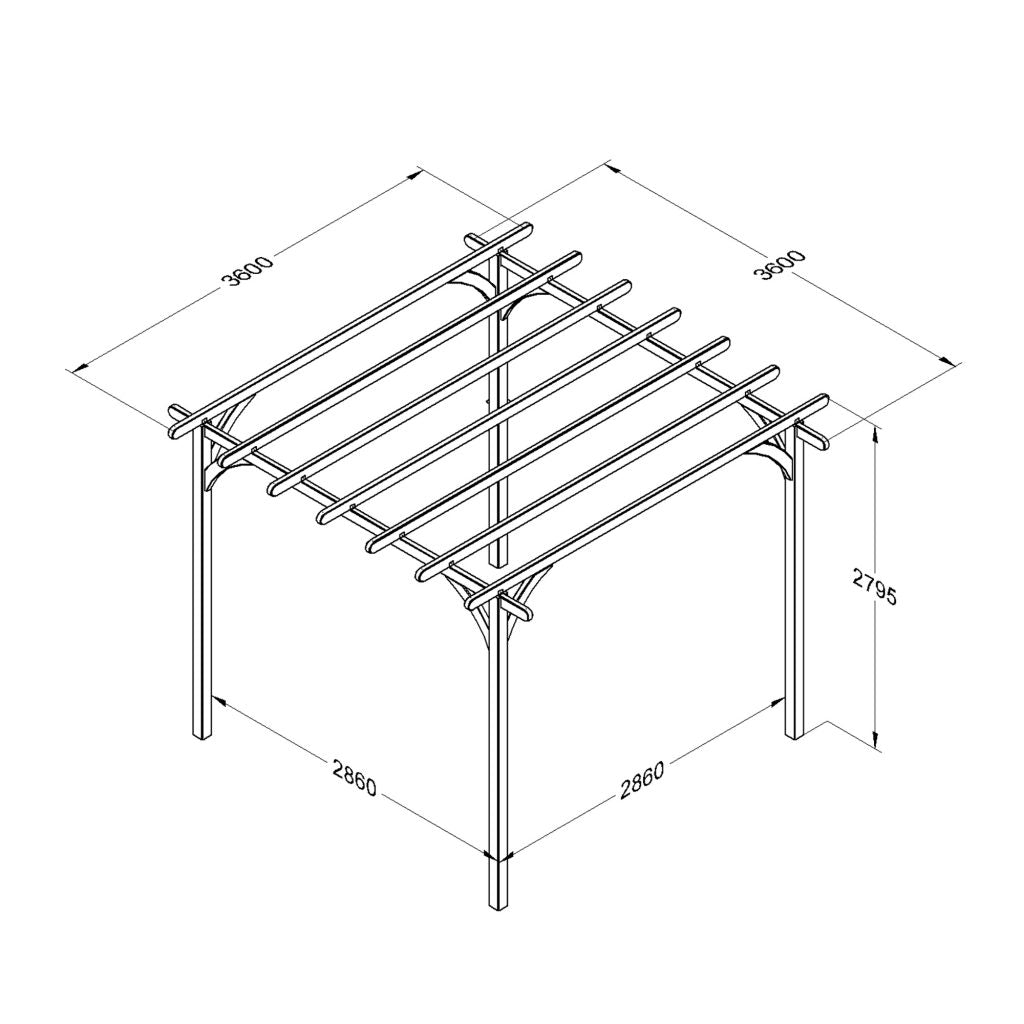 Forest Garden Ultima Pergola
