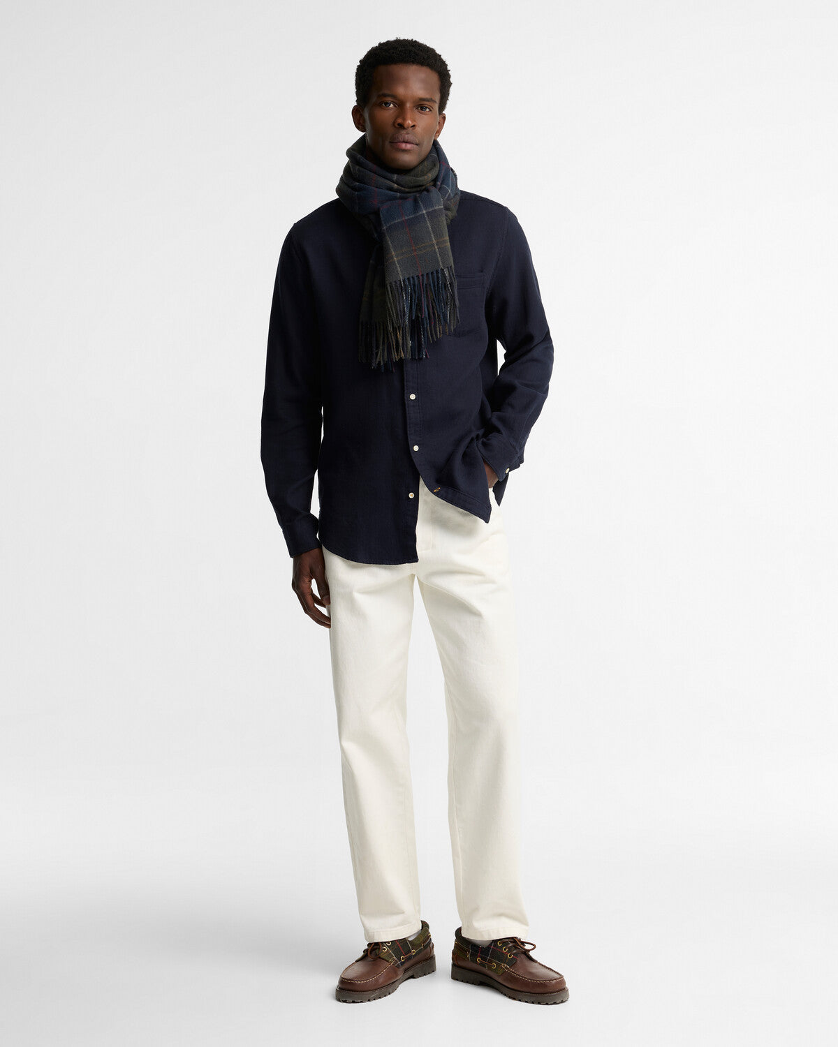 Braden Tartan Wool Scarf