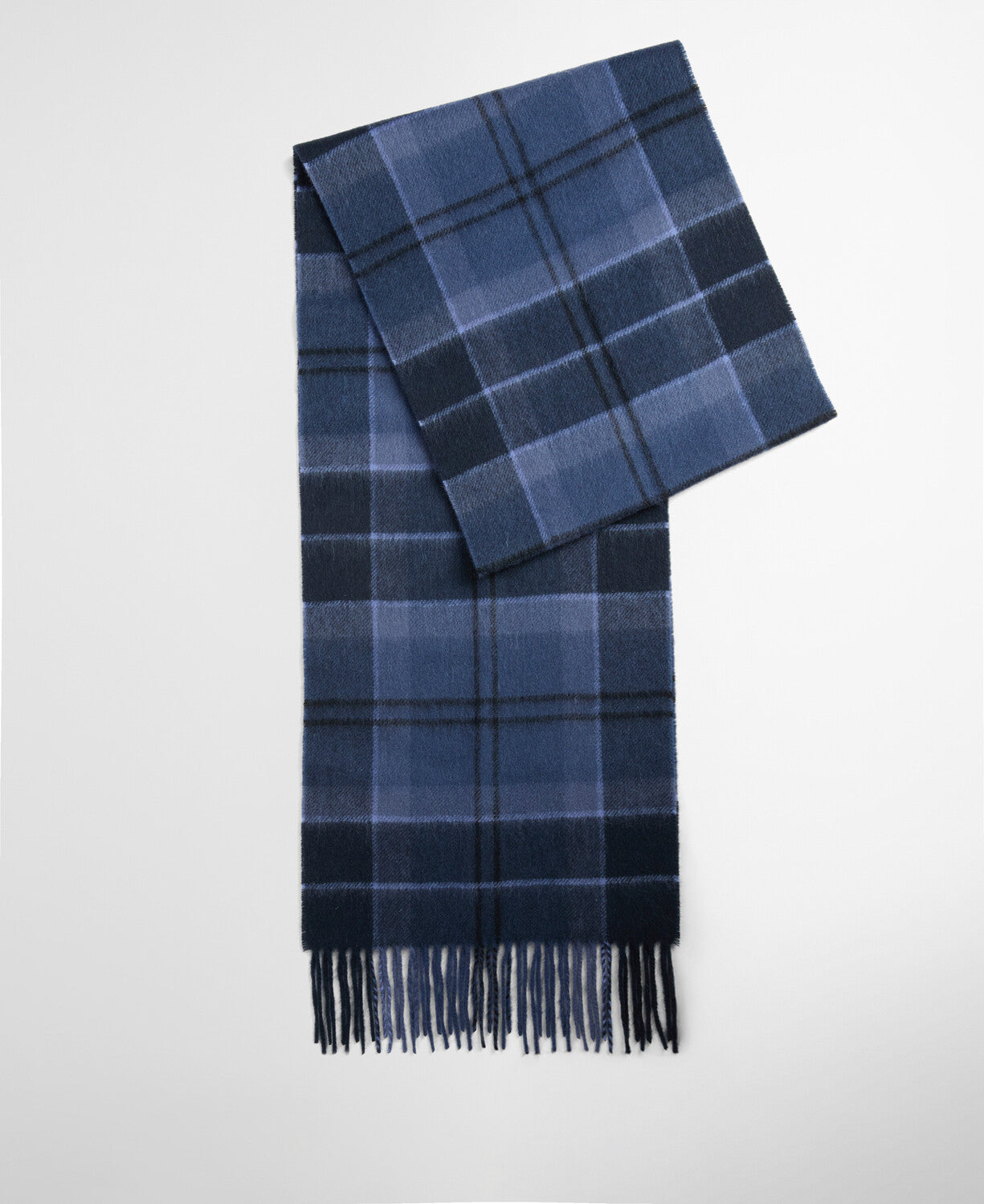 Barbour Mineral Tartan Wool-Cashmere Scarf