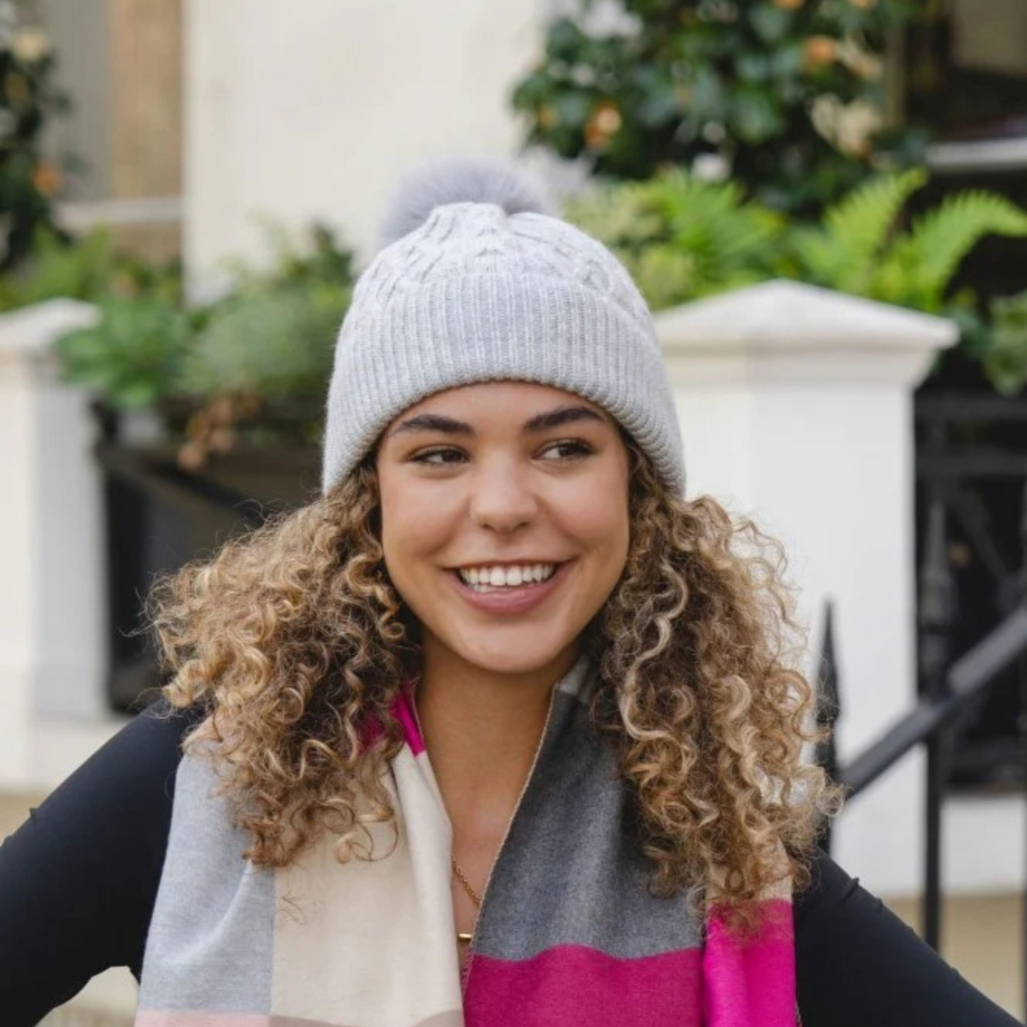 Park Lane Cable Knit Hat