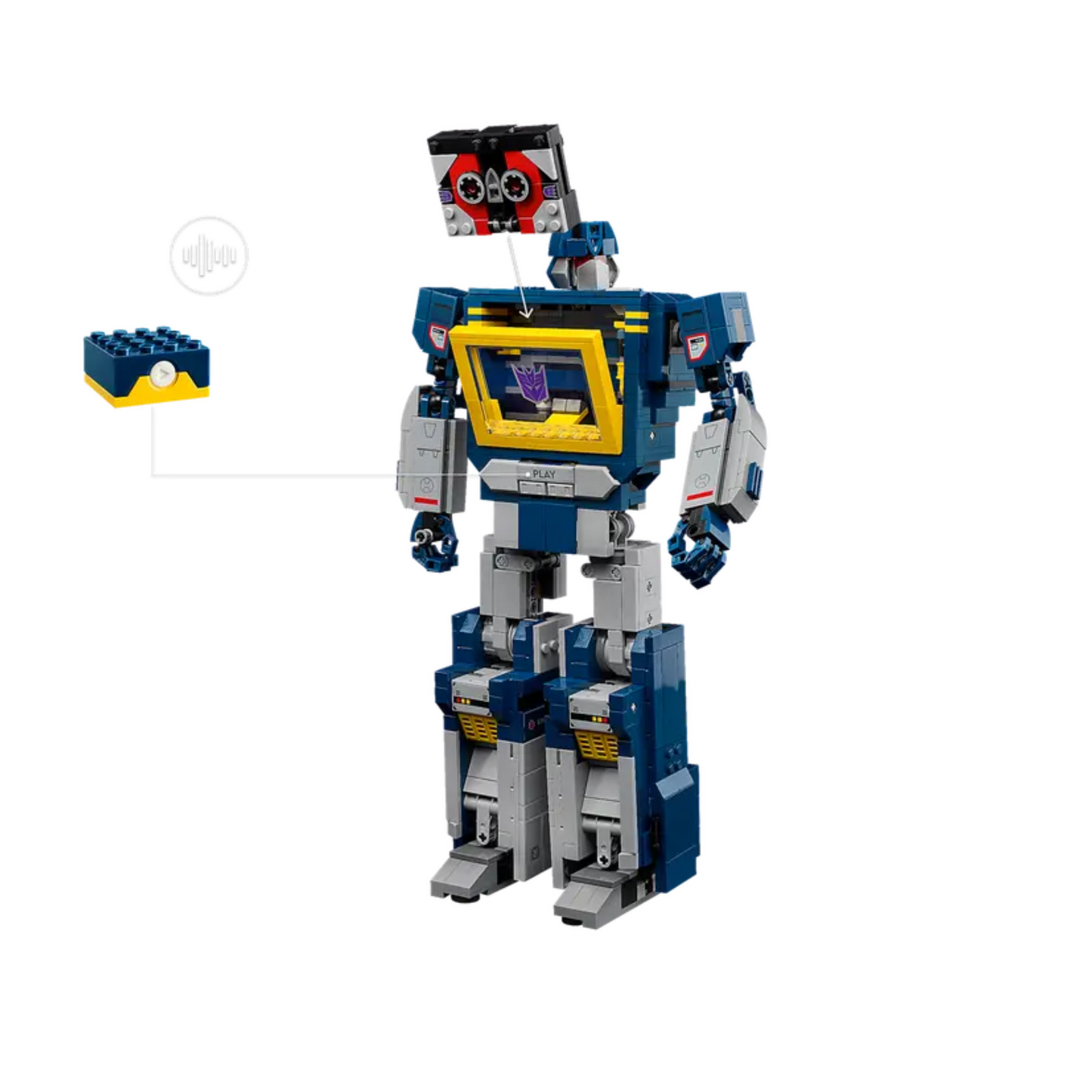 Lego Icons Transformers Soundwave 10358