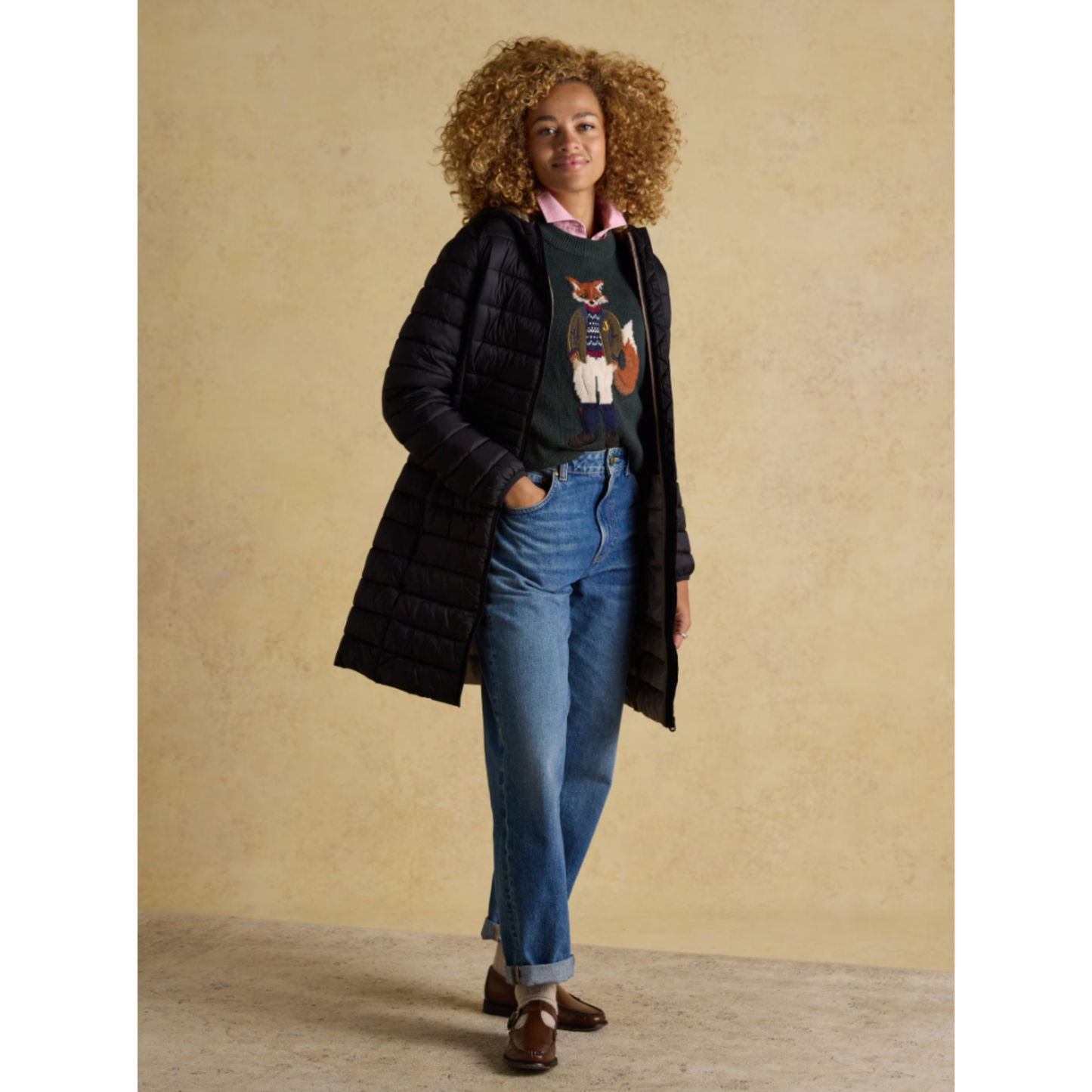 Joules Kenley Showerproof Padded Coat with Hood