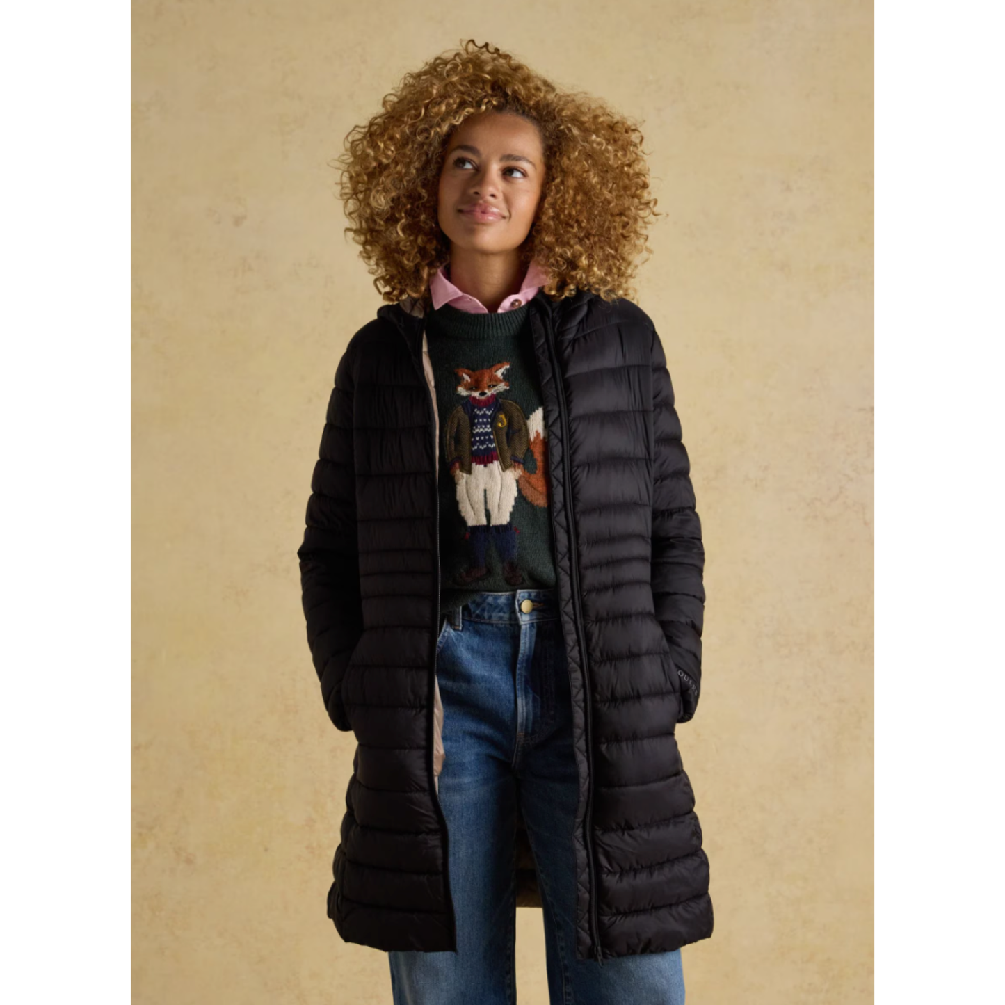 Joules Kenley Showerproof Padded Coat with Hood