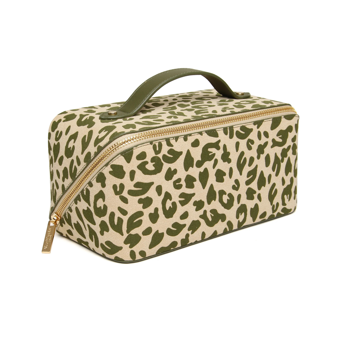 Alice Wheeler Large Leopard Train Case