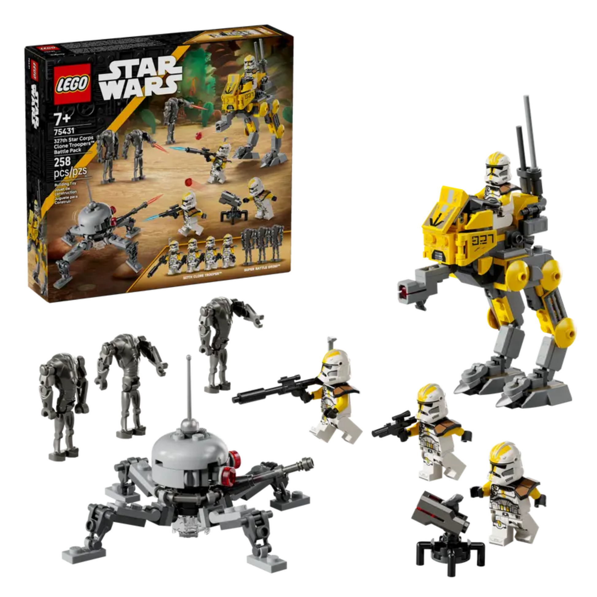 Lego Star Wars 327th Star Corps Clone Troopers Battle Pack 75431
