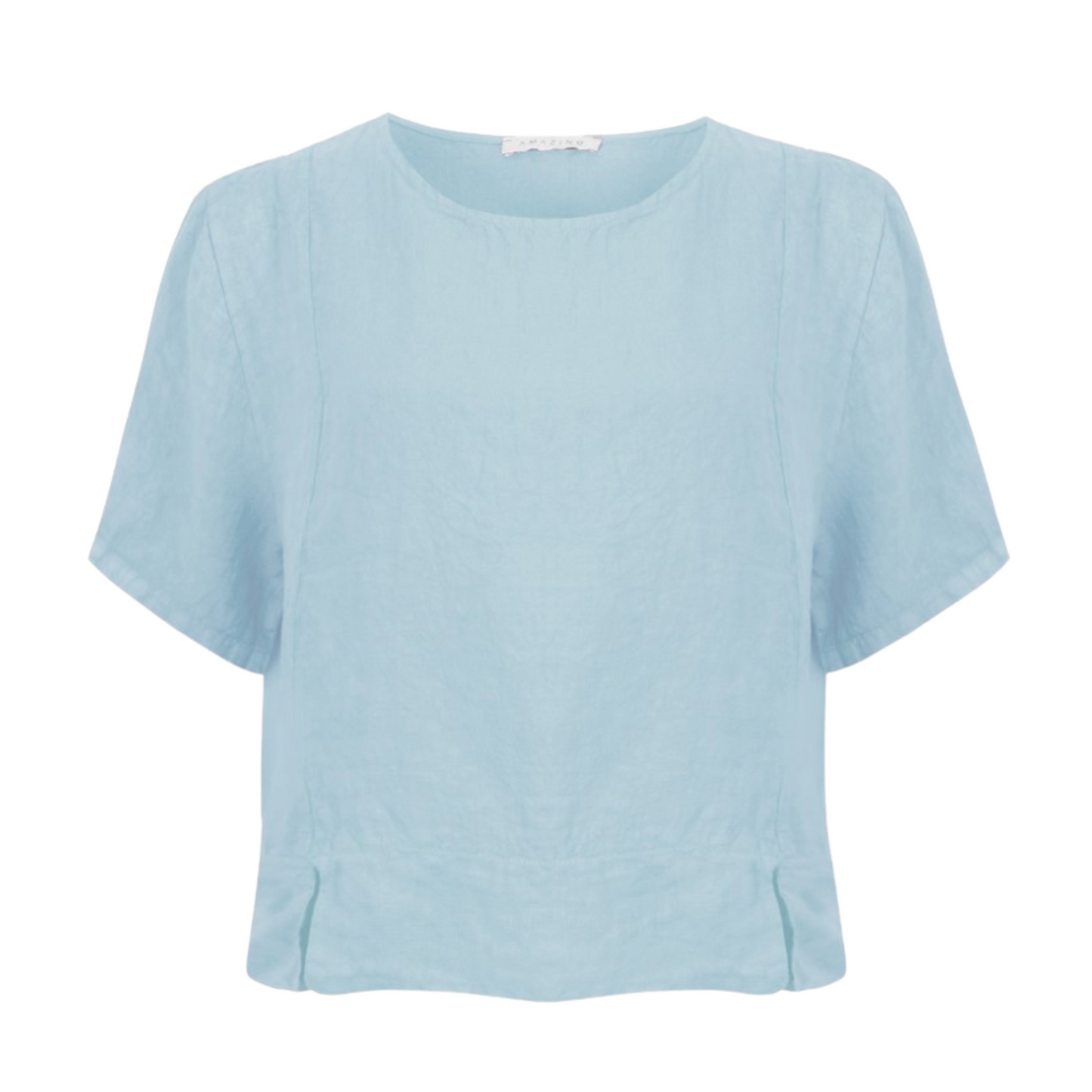 Amazing Woman Lucie Short Sleeve Linen Top