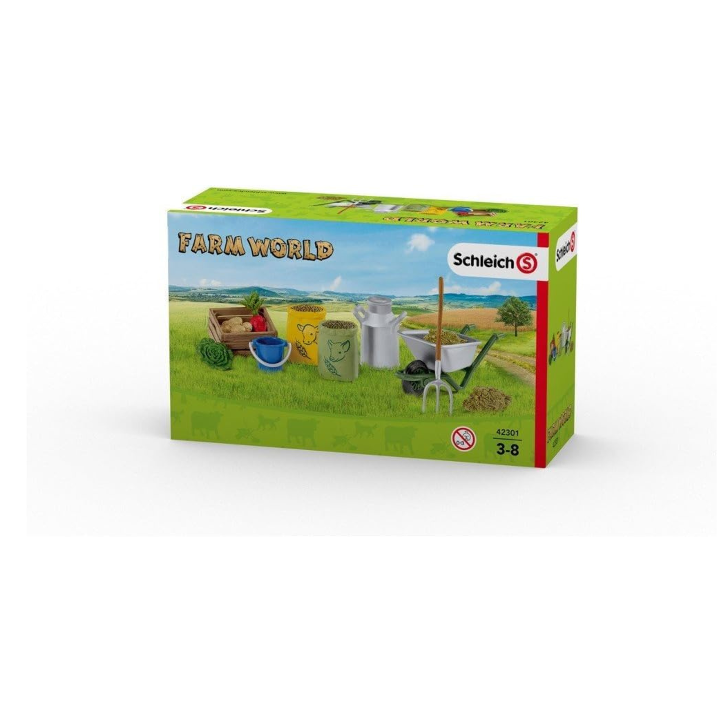 Schleich Feeding The Farm Animals 42301