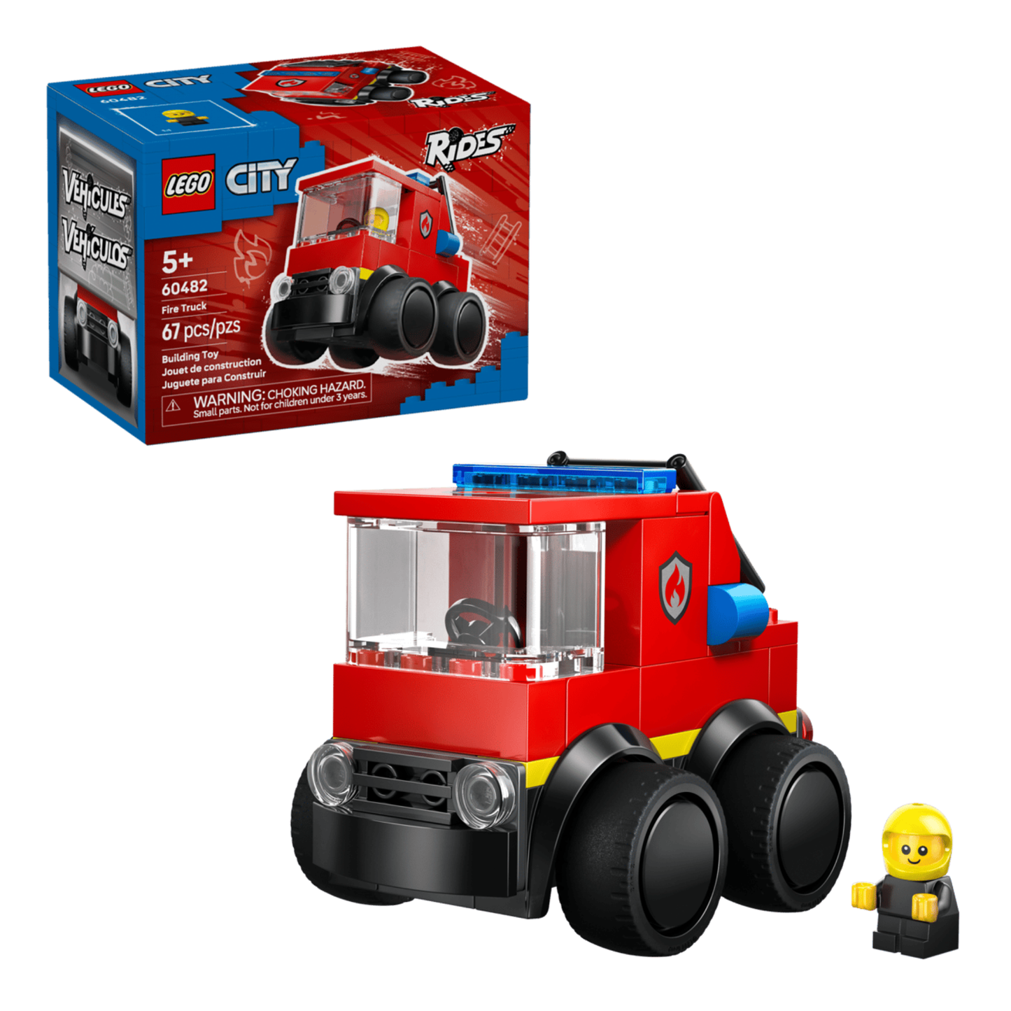 Lego City Rides Fire Truck 60482