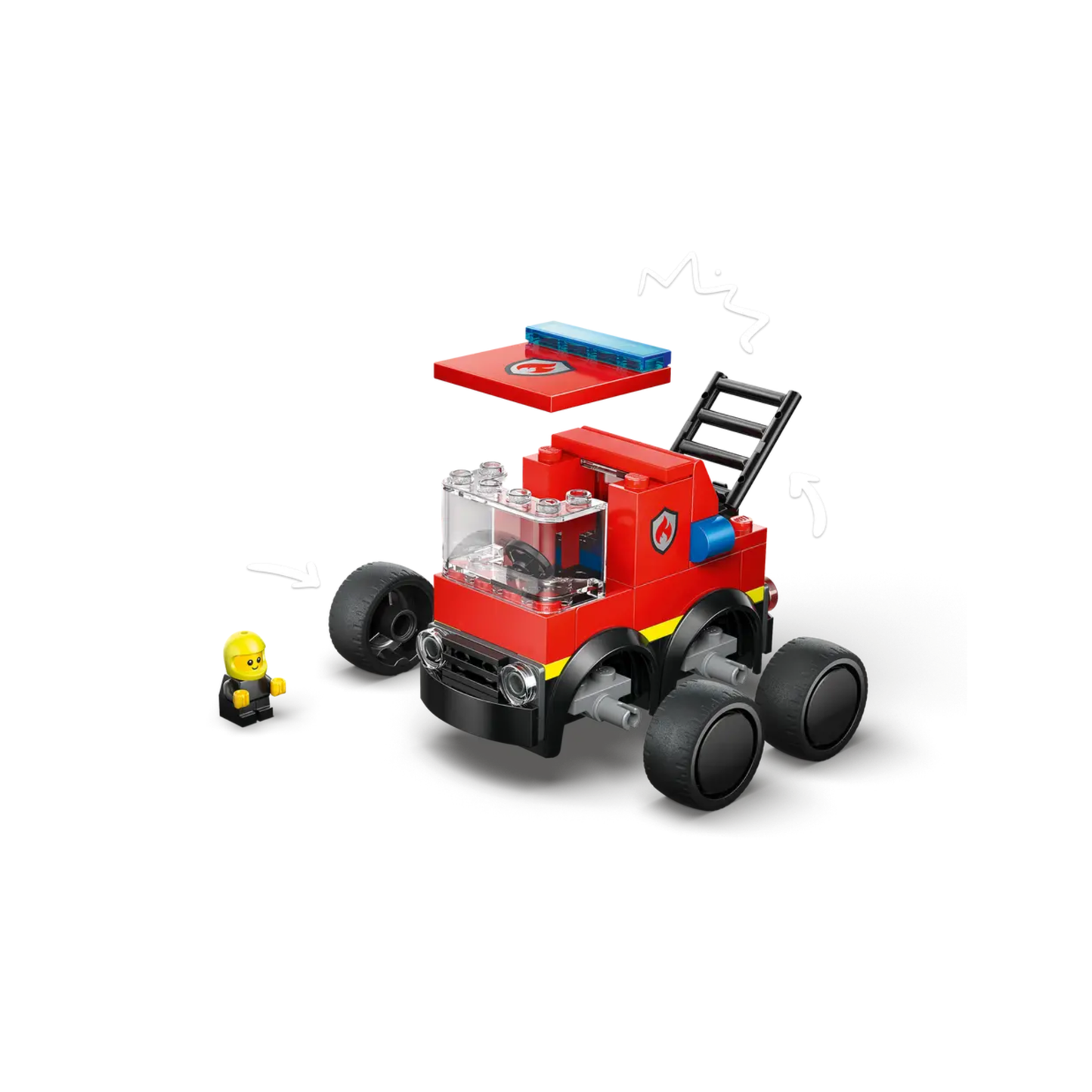Lego City Rides Fire Truck 60482