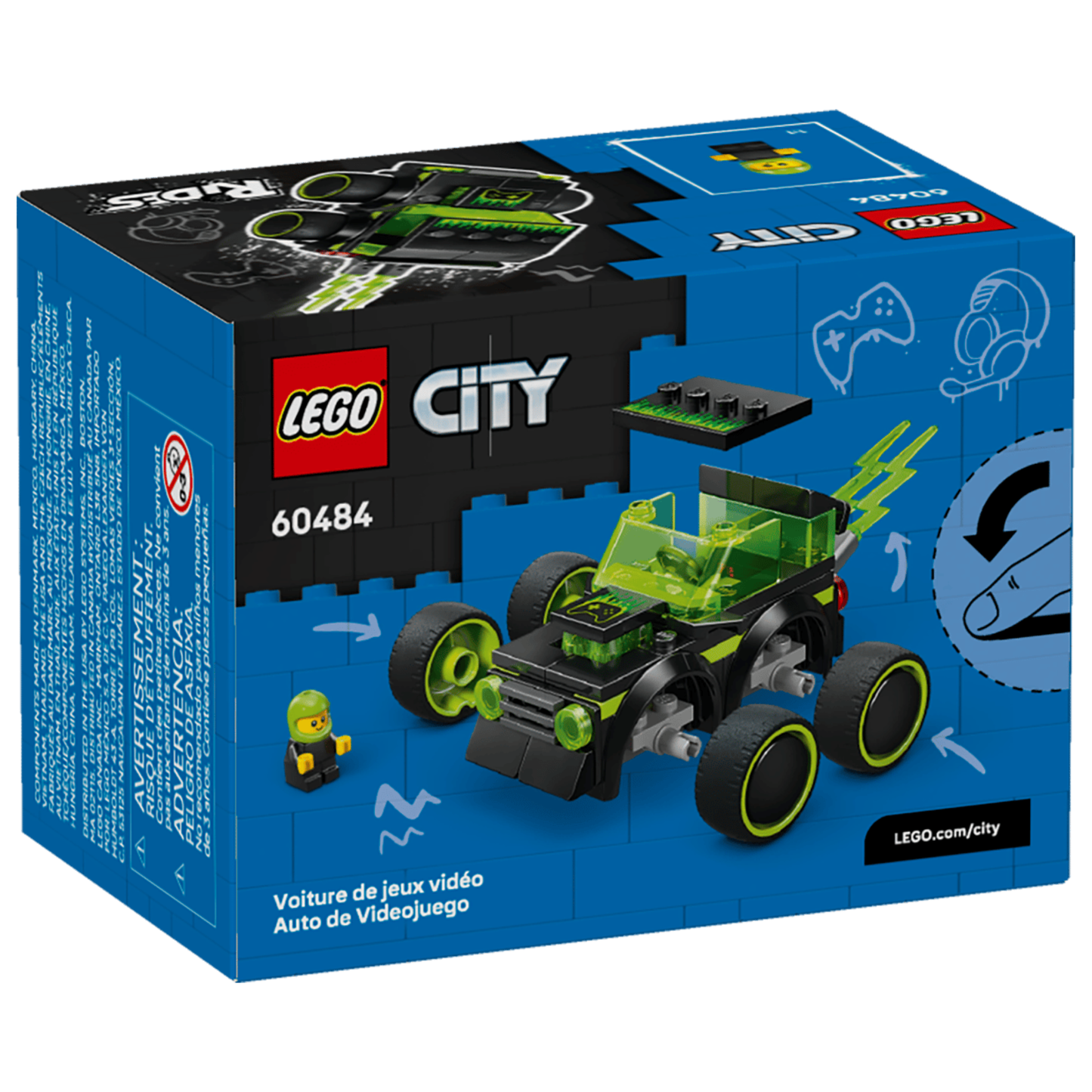 Lego City Rides Gaming Race Car 60484