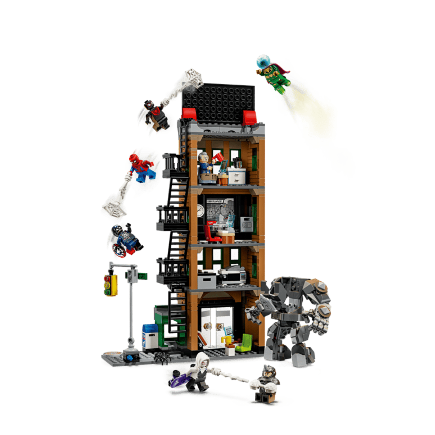 Lego Marvel Spider-Man vs. Mysterio: The Daily Bugle 76342