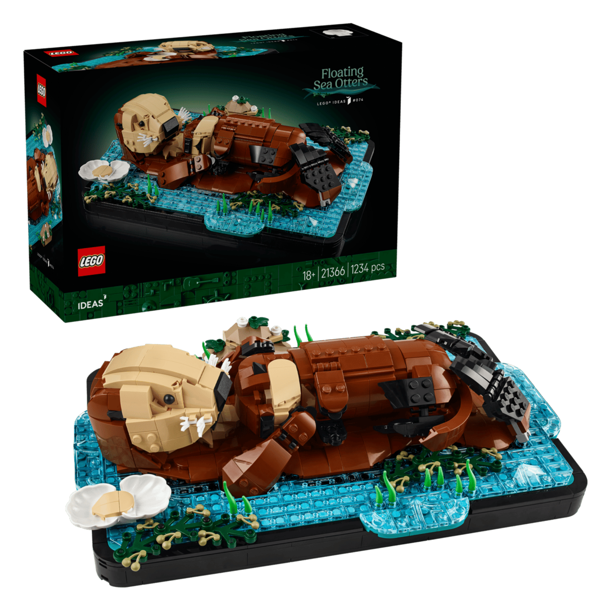 LEGO Ideas Floating Sea Otters 21366