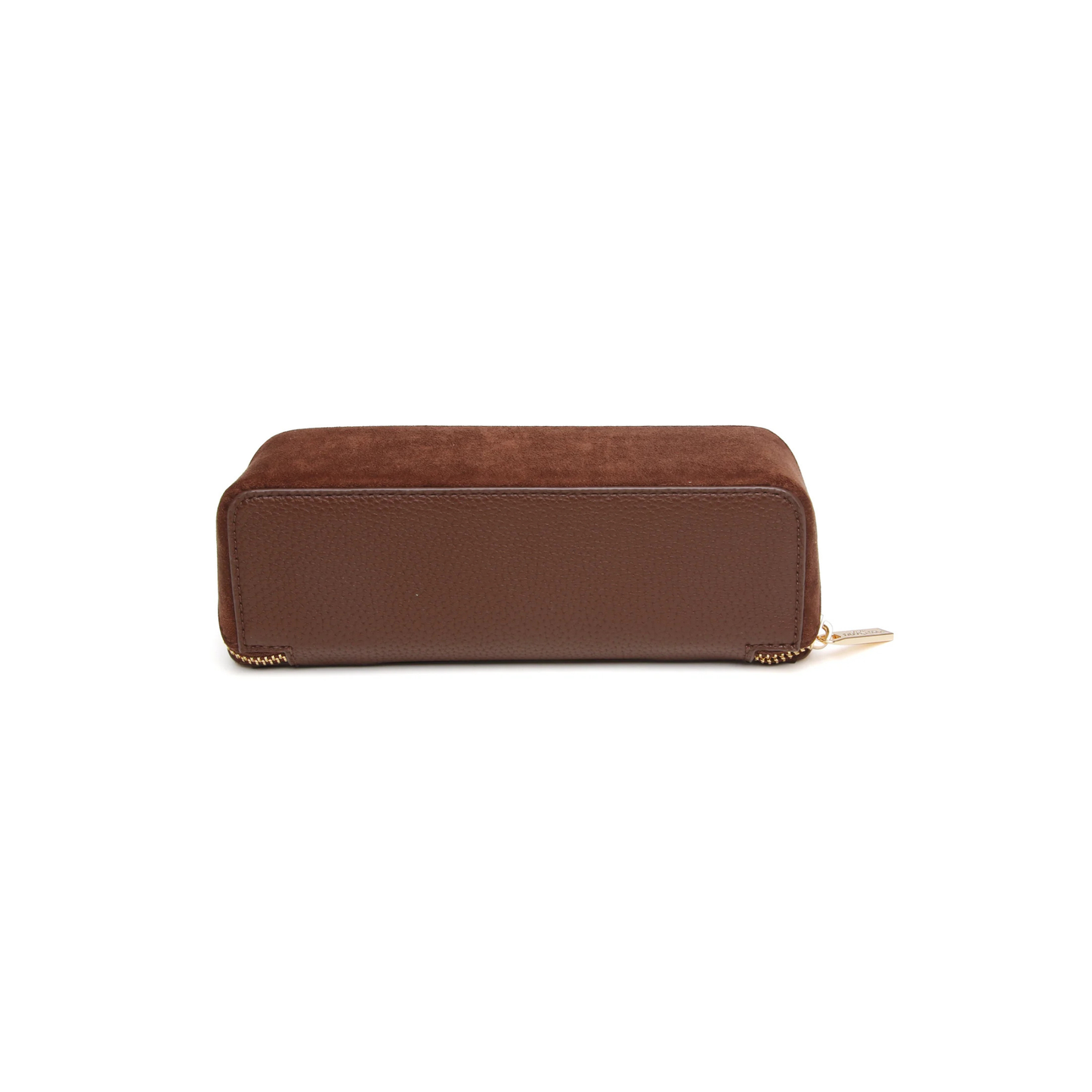 Alice Wheeler Kensington Suede Small Train Case