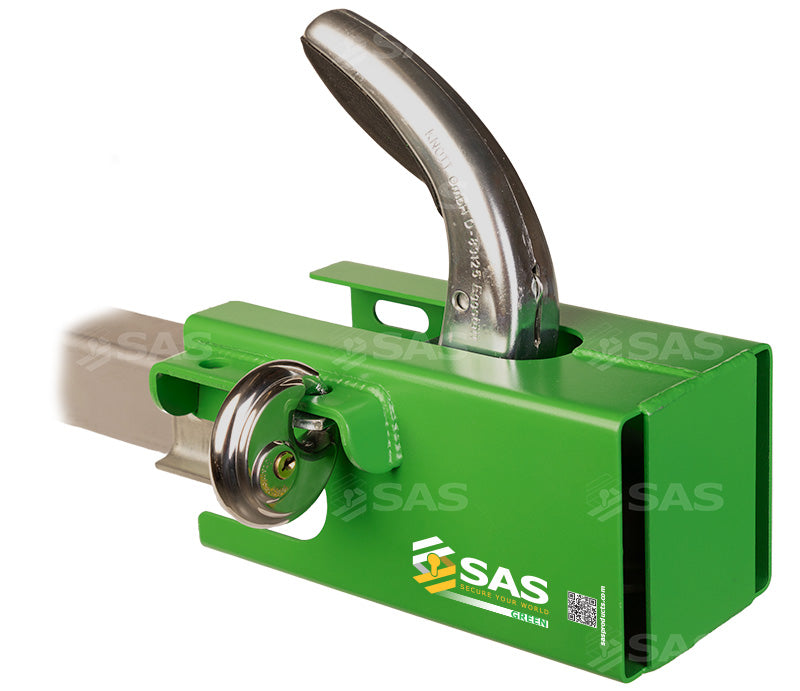SAS GREEN VAULT Hitch Lock with Padlock
