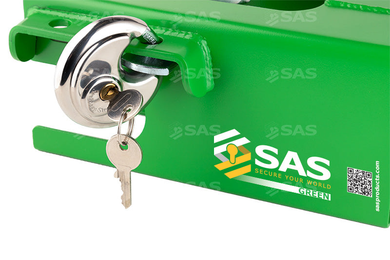 SAS GREEN VAULT Hitch Lock with Padlock