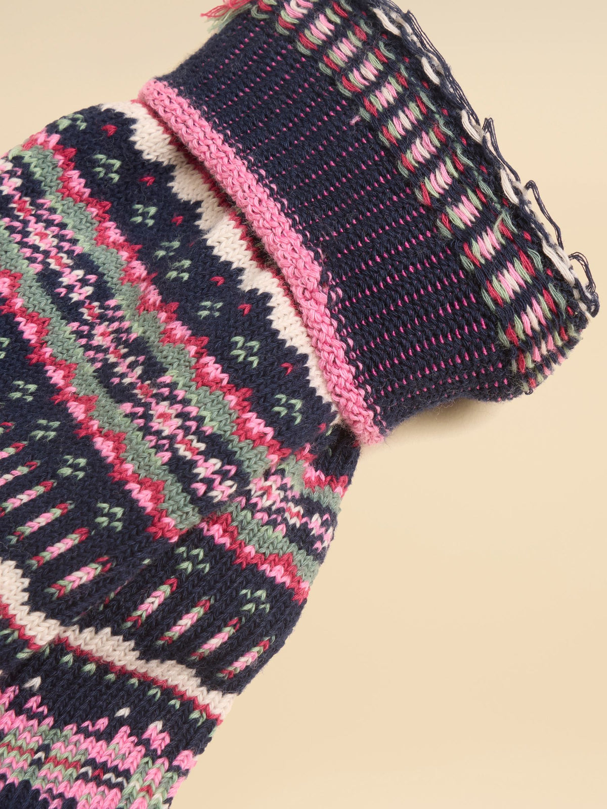 Joules Men's Alby Fair Isle Socks