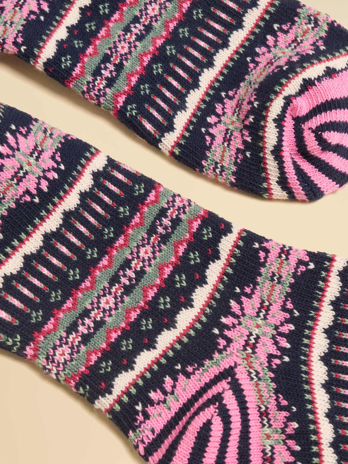 Joules Men's Alby Fair Isle Socks