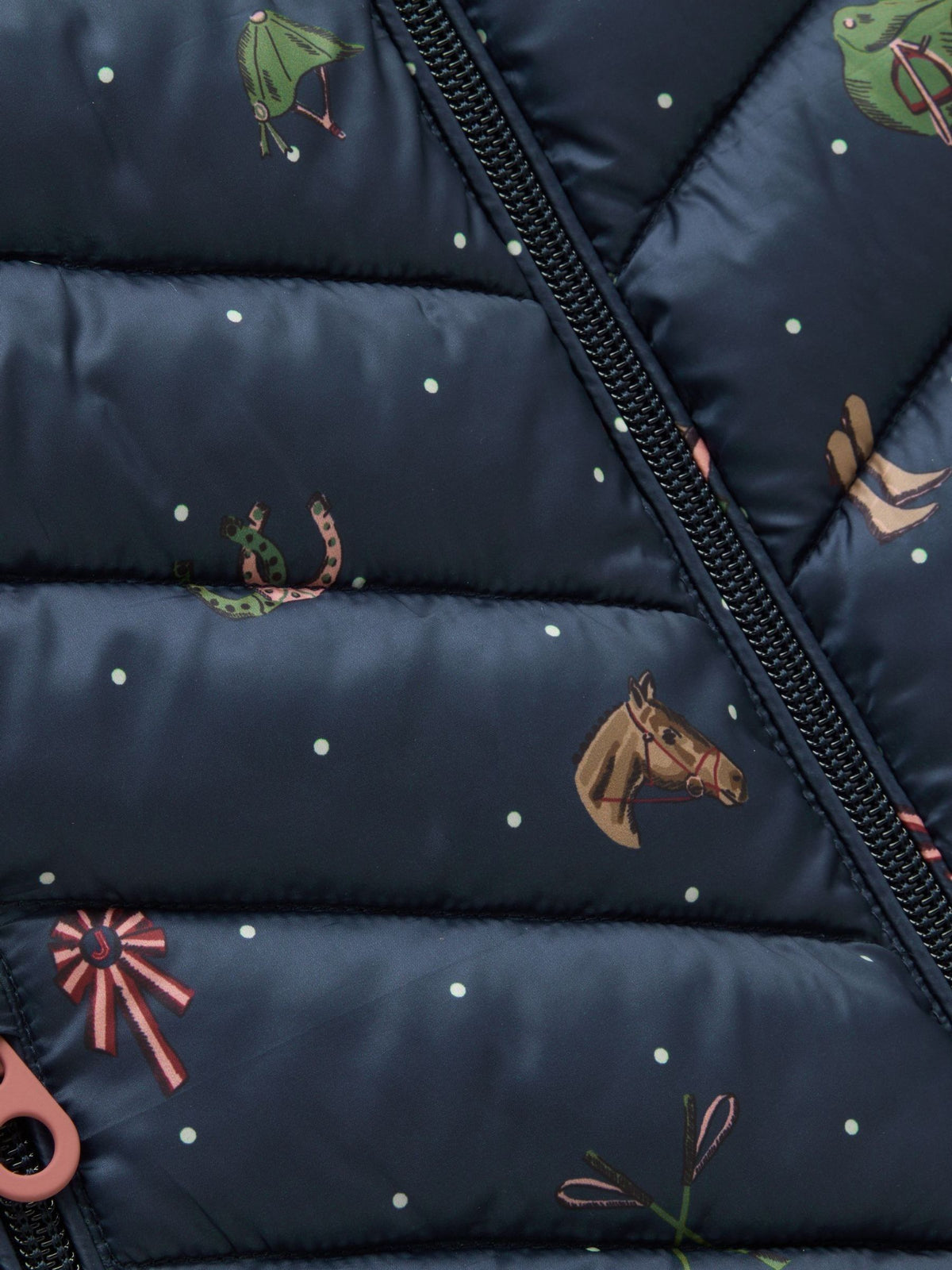 Joules Girls Crofton Showerproof Quilted Gilet