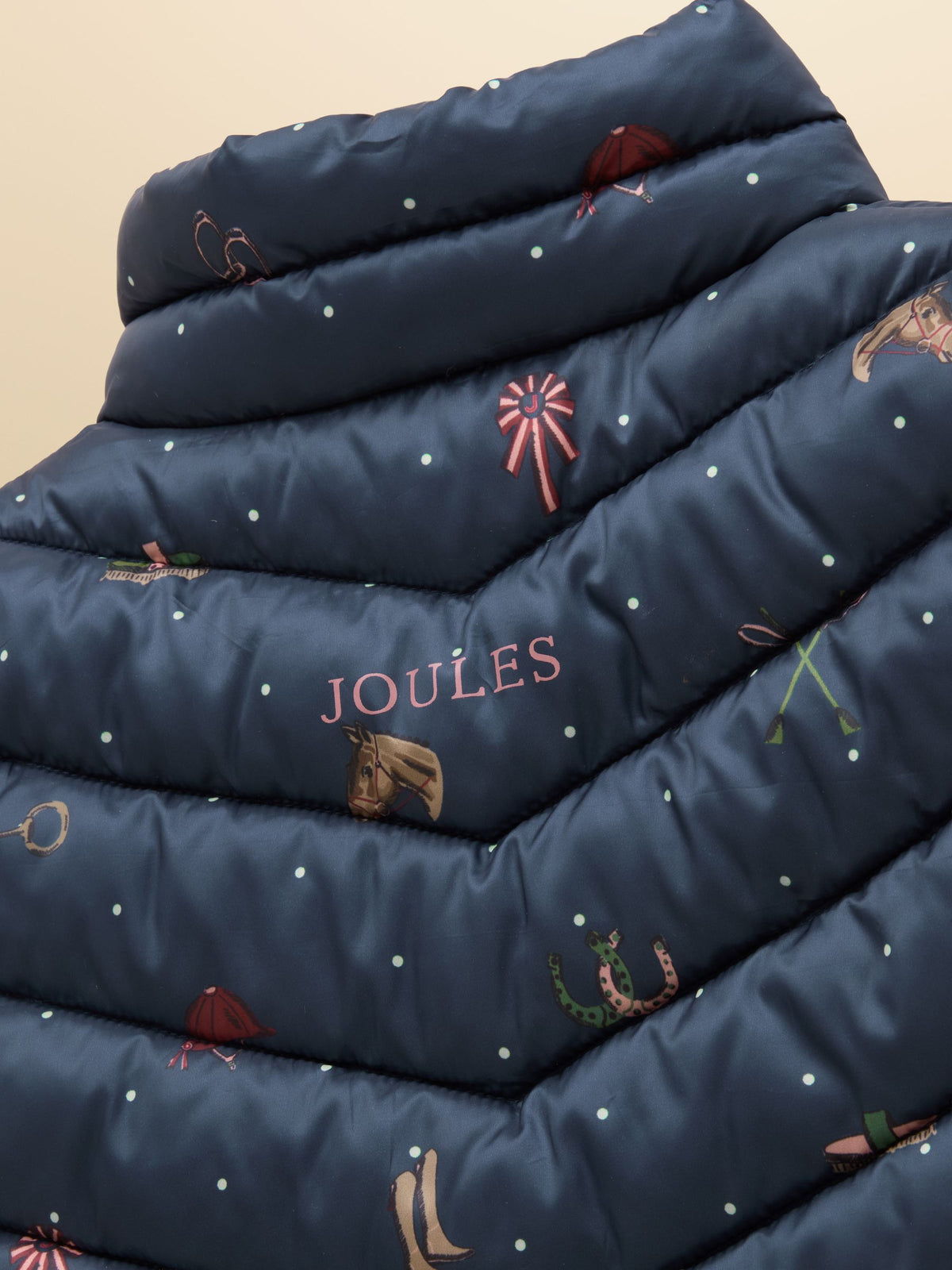 Joules Girls Crofton Showerproof Quilted Gilet