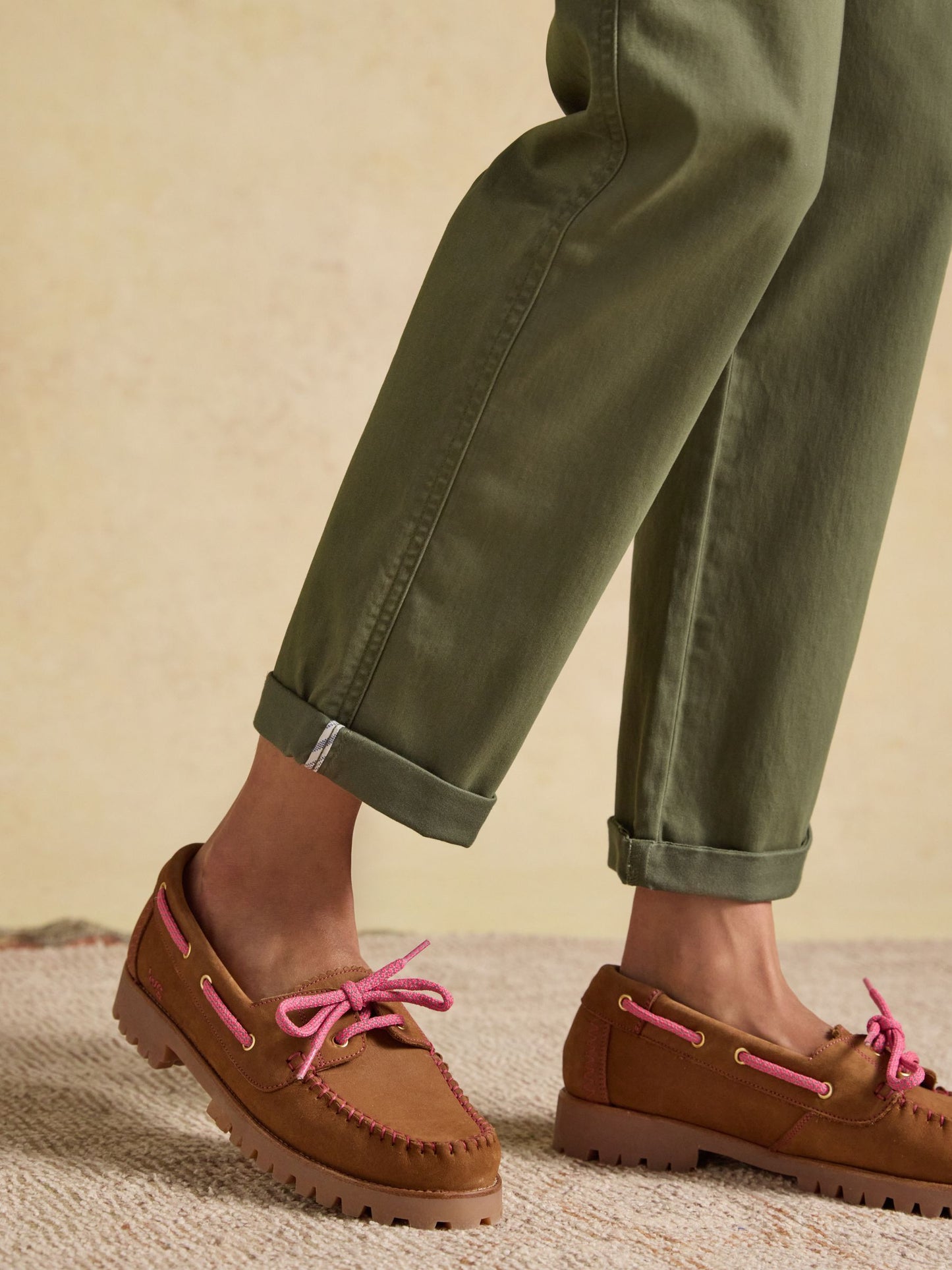 Joules Slim Fit Women's Chino Trouser with Elasticated Waist