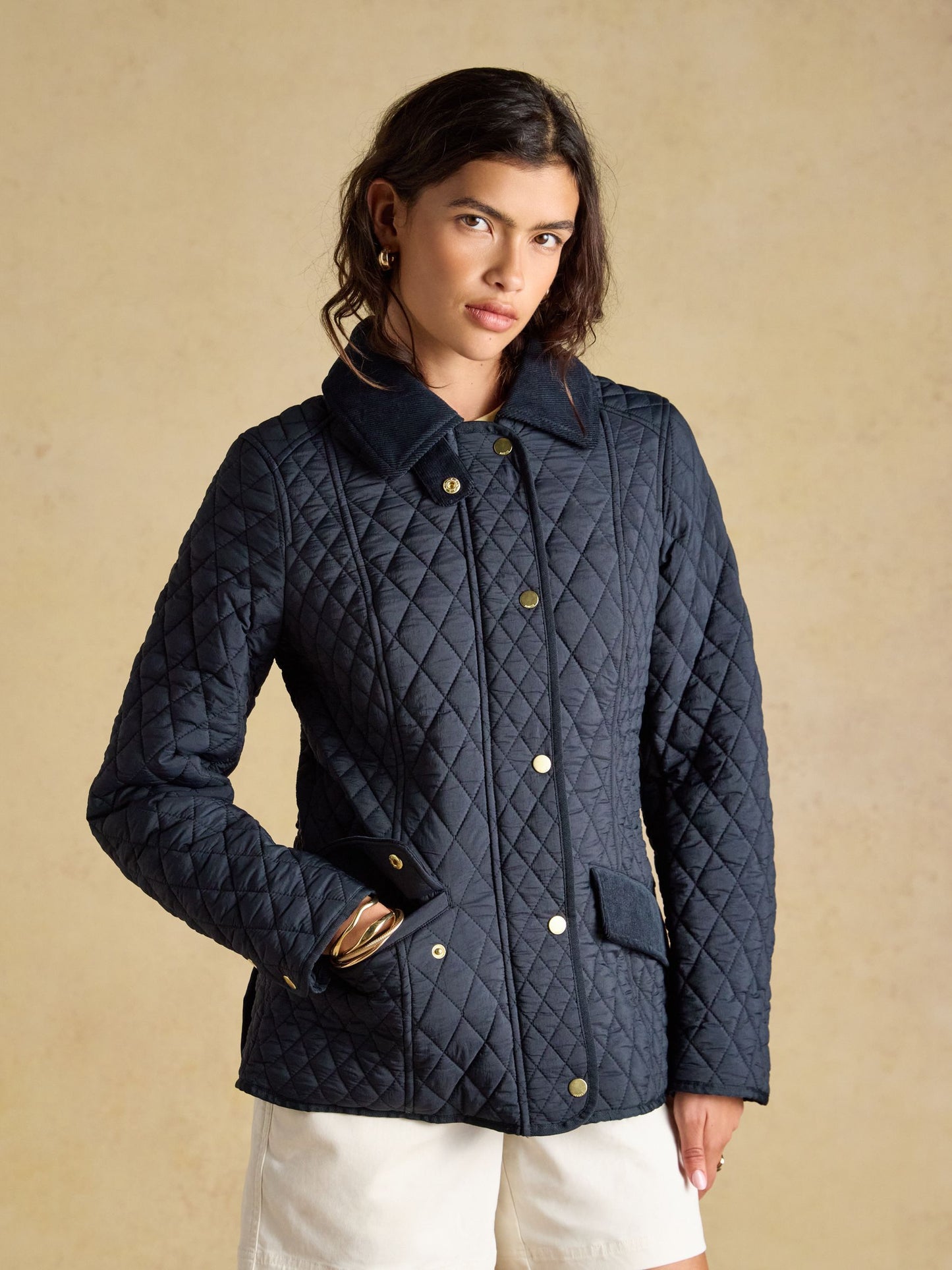 Joules Highclere Showerproof Diamond Quilted Jacket