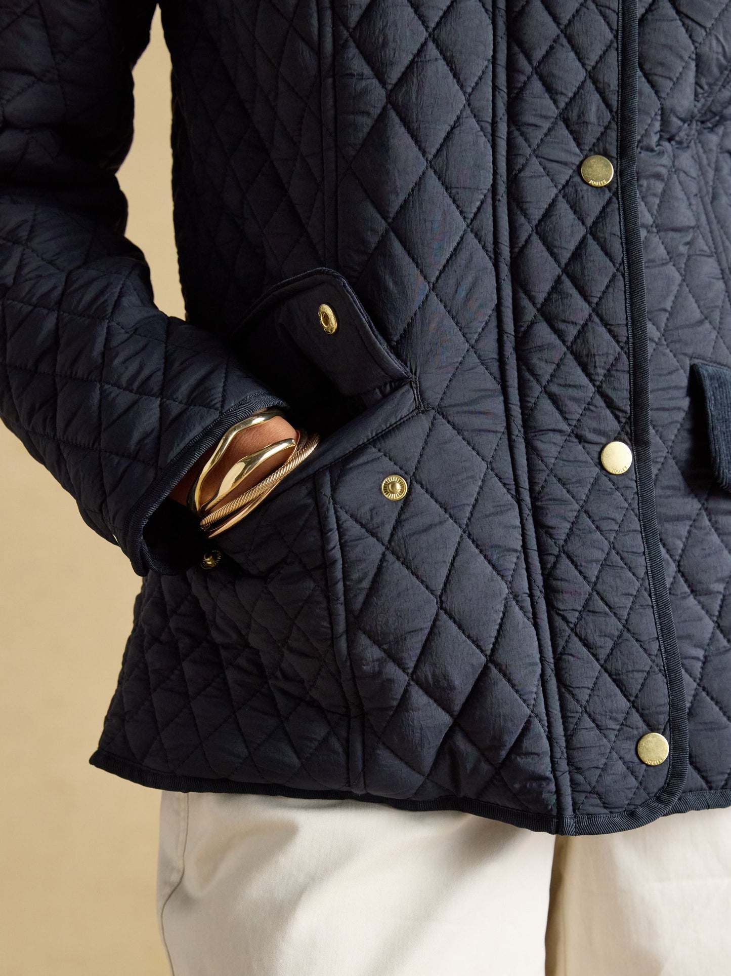 Joules Highclere Showerproof Diamond Quilted Jacket
