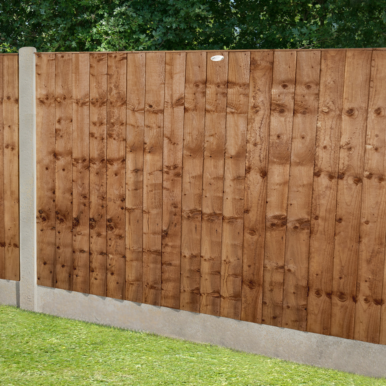 Forest Garden Pressure Treated Closeboard Fence Panel