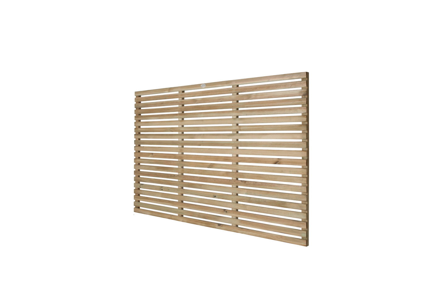Forest Garden Pressure Treated Contemporary Slatted Fence Panel