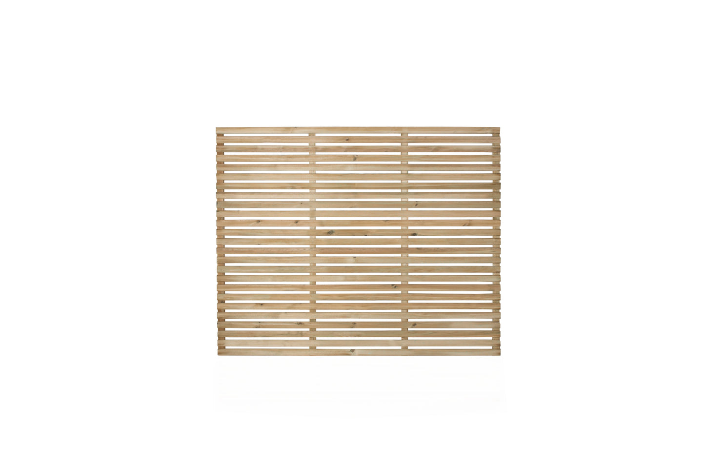 Forest Garden Pressure Treated Contemporary Slatted Fence Panel